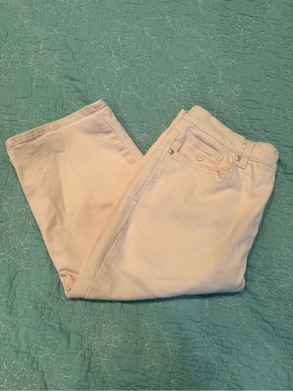 Gloria Vanderbilt Light Pink Women’s Capri Jeans